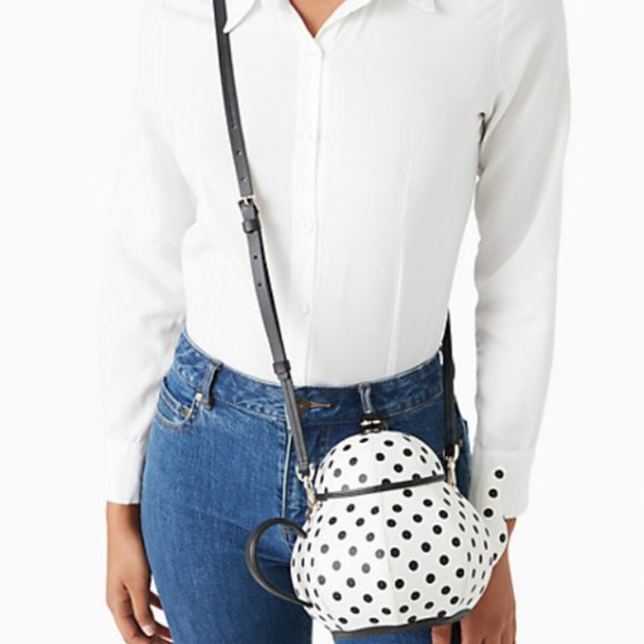 KATE SPADE TEA PARTY TEAPOT CROSSBODY NWT - Picture 3 of 11